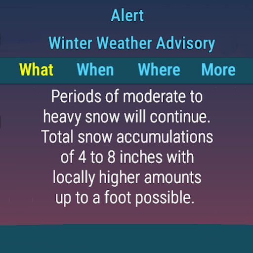 Captura de pantalla de SkyHalo Weather for Wear OS