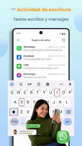 Captura de pantalla de KidsGuard Pro -Monitoreo Tel