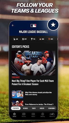 Captura de pantalla de FOX Sports: Watch Live Games