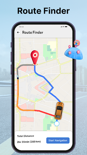 Captura de pantalla de Live Satellite View GPS Map