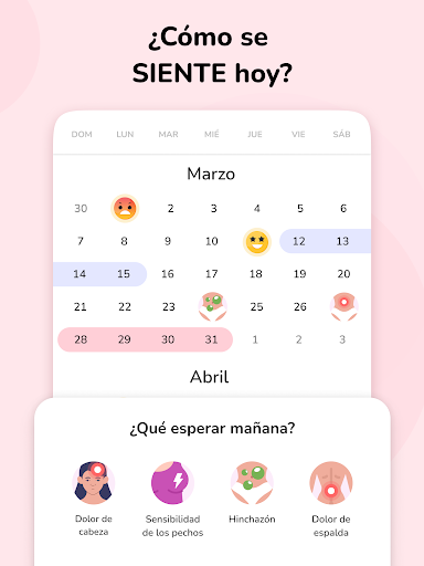 Captura de pantalla de Calendario Menstrual