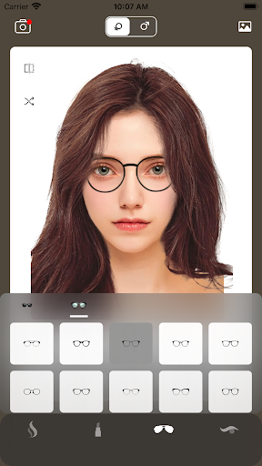 Captura de pantalla de Hairstyle Try On - Peinado IA