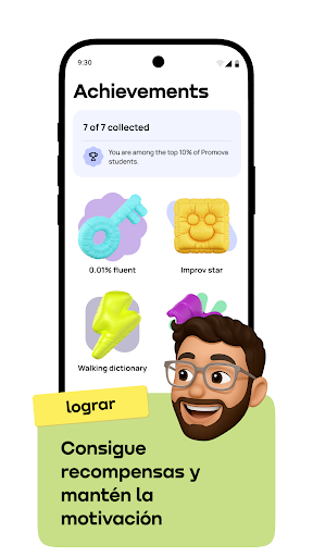 Captura de pantalla de Promova: Aprende inglés online