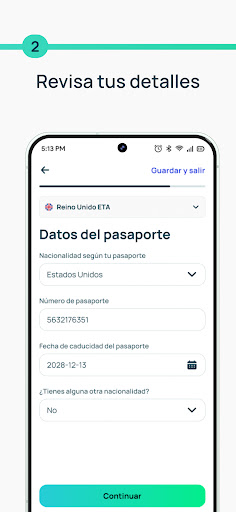 Captura de pantalla de iVisa: Visas de viaje online