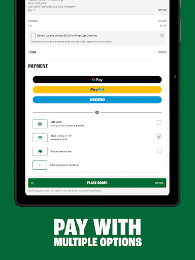 Wingstop Screenshot
