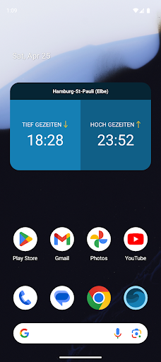 Gezeiten in der Nähe Screenshot