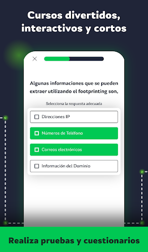 Captura de pantalla de Aprender hacking ético:HackerX
