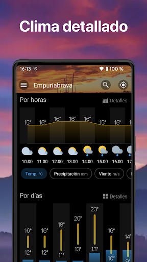 Captura de pantalla de Tiempo y widget - Weawow