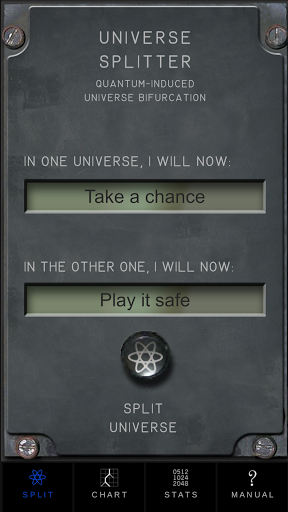 Captura de pantalla de Universe Splitter