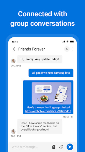 Captura de pantalla de Messages: Text Message, SMS