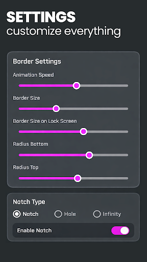 Captura de pantalla de EDGE Lighting -LED Borderlight