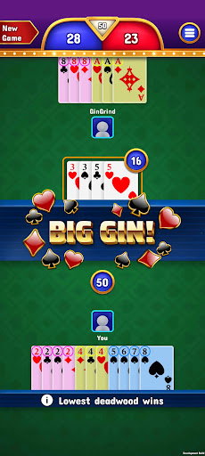 Captura de pantalla de Gin Rummy - Classic Cards Game