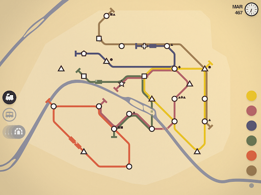 Captura de pantalla de Mini Metro