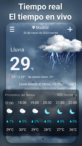 Captura de pantalla de Tiempo y clima - Radar