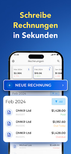 Rechnung schreiben Invoice Fly Screenshot