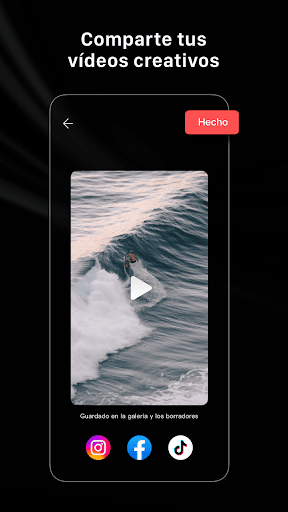 Captura de pantalla de Editor de vídeo LightCut