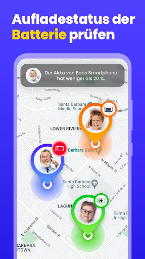 Handy Orten: Standort App Screenshot