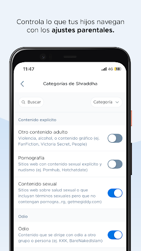 Captura de pantalla de Securly Home
