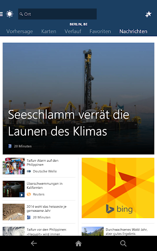 MSN Wetter Screenshot