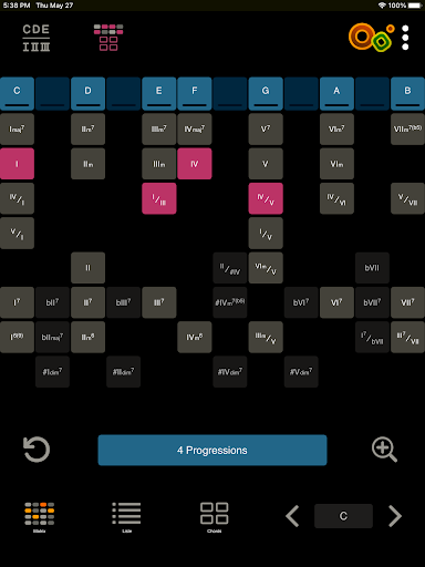Captura de pantalla de Oolimo Guitar Chords