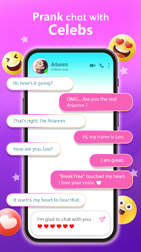 Idol Prank Video Call & Chat screenshot