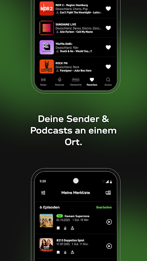 radio.de - Radio und Podcast Screenshot
