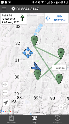 Captura de pantalla de Land Nav Assistant