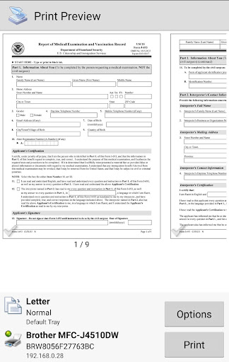 PrinterShare Mobile Print screenshot