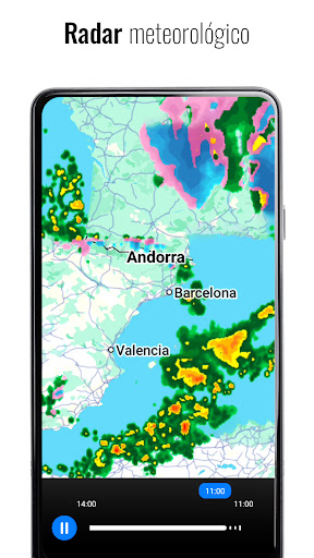 Captura de pantalla de Reloj transparente tiempo Pro