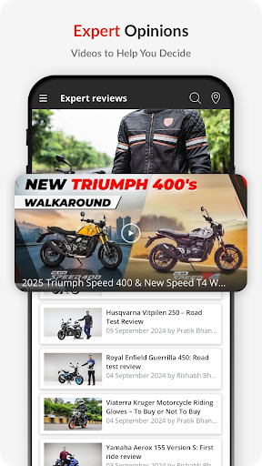 Captura de pantalla de BikeWale- Bikes & Two Wheelers