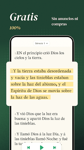 Captura de pantalla de Biblia Reina-Valera:AudioVerso