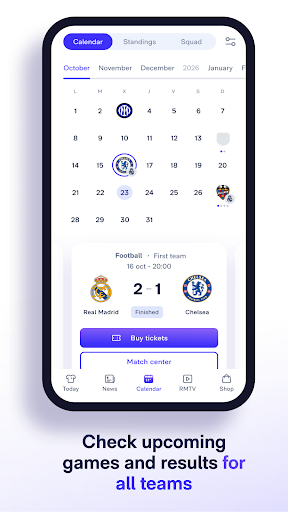 Real Madrid screenshot
