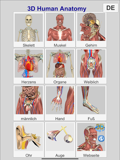 3D Anatomy Screenshot