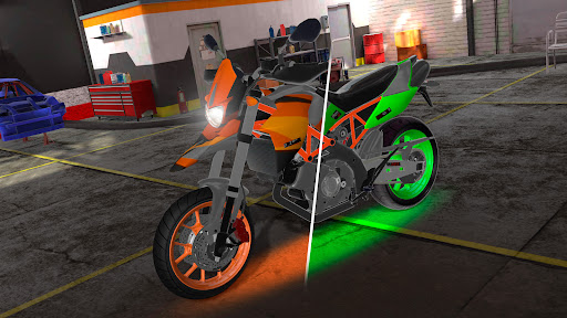 Captura de pantalla de Motorcycle Real Simulator