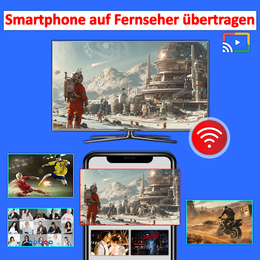 Telefon Fernseher übertragen Screenshot