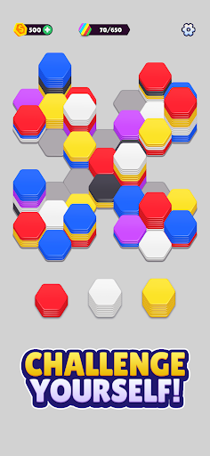 Hexa Sort screenshot