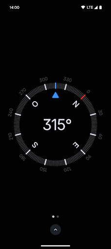 Captura de pantalla de Brújula