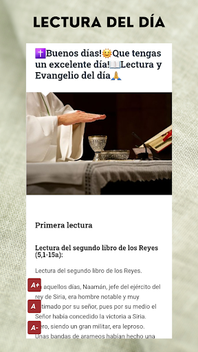 Biblia Católica en español screenshot