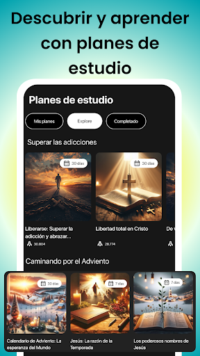 Captura de pantalla de Bible Chat - Santa Biblia