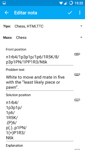 Captura de pantalla de Tarjetas AnkiDroid