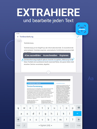 iScanner: PDF-Scanner-App Screenshot