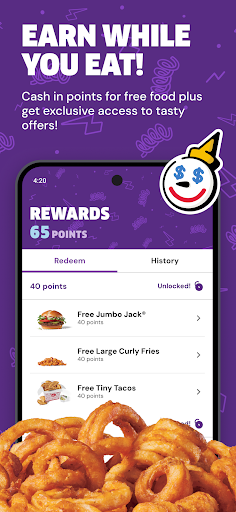 Captura de pantalla de Jack in the Box® - Order Food
