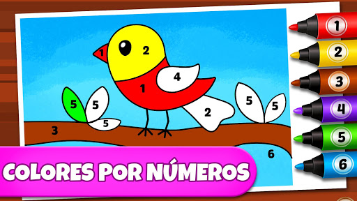 Captura de pantalla de Juegos de colorear y pintar