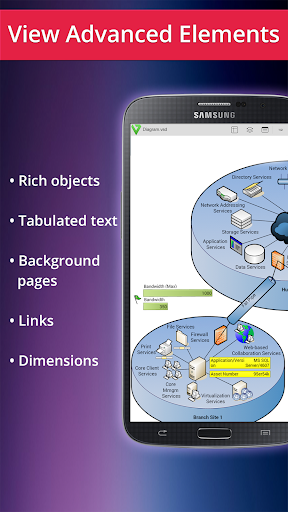 Captura de pantalla de VSD Viewer for Visio Drawings