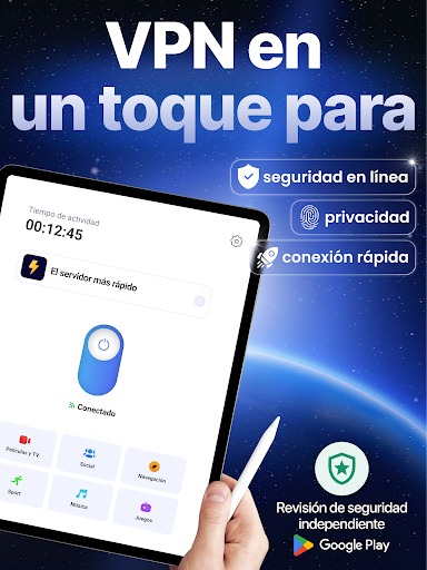 Captura de pantalla de VPN Lumos: VPN fácil de usar