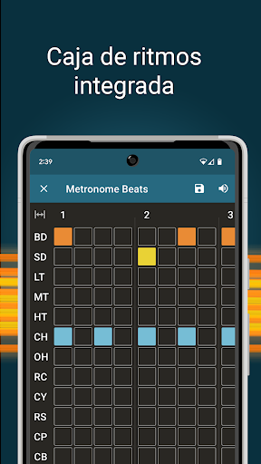 Captura de pantalla de Metrónomo Beats