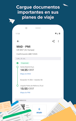 Captura de pantalla de TripIt: Planificador de viajes