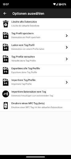 NFC Tools - Pro Edition Screenshot