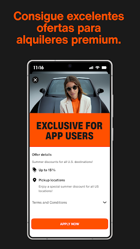 Captura de pantalla de SIXT rent. share. ride. plus.