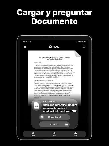 Captura de pantalla de Chatbot IA Español - Nova